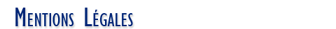 Mentions lgales